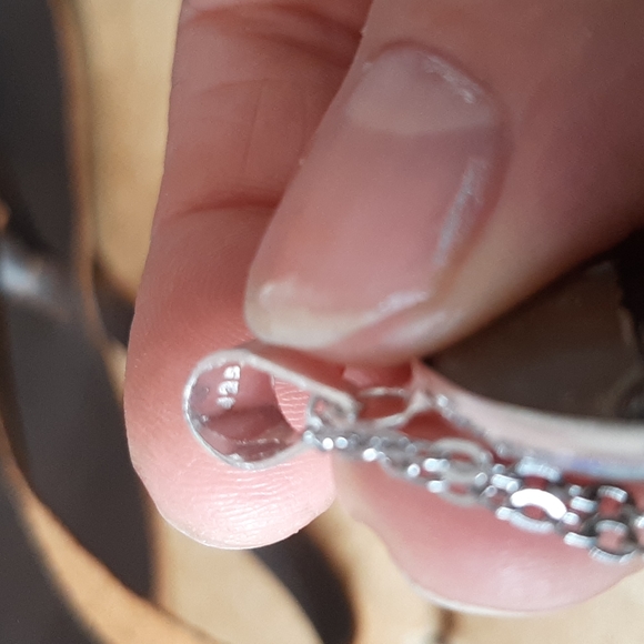 Septarian Natural Stone Pendant Necklace - Picture 3 of 4